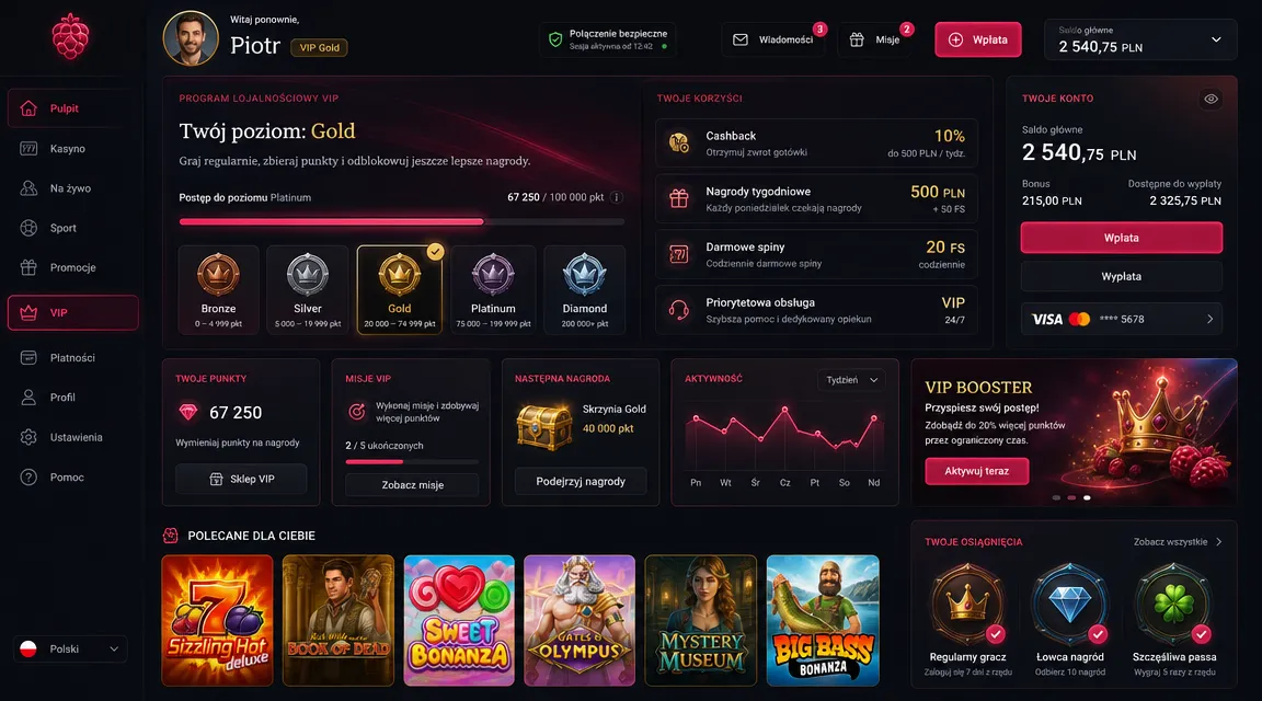 Zalety regularnego Malina Casino logowanie – Malina Casino login